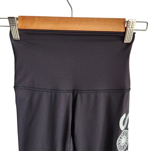 Lululemon Pants Black Women's 2 Soul Cycle Leggings Cropped 22" Inseam XS - Picture 2 of 10